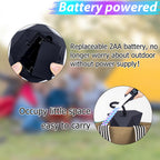 4 Pack Fly Fans for Tables Outdoor Patio, Fly Repellent Fan Fly Spinner Table Top, Food Bug Fans to Keep Flies Away for Picnic, Barbeque, Party
