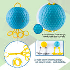 Wefaner Finger Strengthener, Therapy Hand Ball,Finger Exerciser Ball, Finger Stretching and Rehabilitation Training for The Elderly,6 Piece Set.