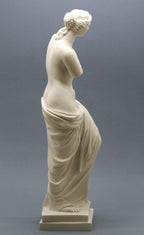 Aphrodite Venus De Milo Greek Goddess Cast Marble Statue Sculpture 15.55 inches