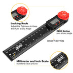 Digital Angle Finder Protractor, Angle Finder Ruler, 7inch 200mm, Angle Measuring Tool for Woodworking,Carpenter,Construction,DIY Measurement
