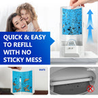 OSVDO 2-Pack Indoor Flying Insect Traps with 8 Refills, UV Light Bug Catcher for Flies, Gnats, Moths, 30-Day Sticky Pads, Silent Fly Catcher for Home
