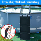 Pool Ladder Protector Cover 15x31.5in,Pool Ladder Guard for Above Ground Pool to Prevent Kids from Climbing,Falling,Bunk Bed Ladder Guard Protector