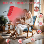 Red Light Therapy for Body, Infrared Light Therapy Panel with Stand, Red Light Therapy Lamp, 660nm Deed Red Light and 850nm Near Infrared LED Red Light Therapy Device at Home for Face and Body