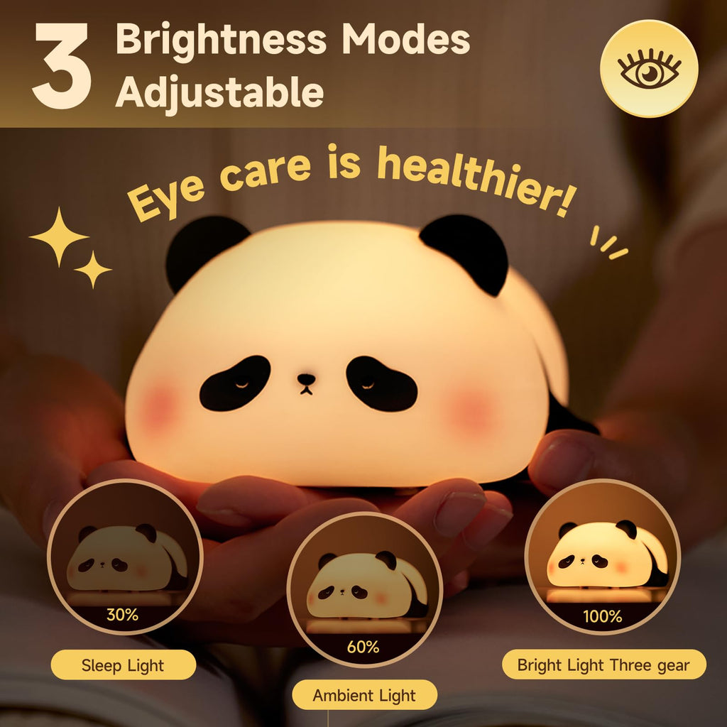 Cute Duck Lamp,Fun Lying Flat Duck/Chicken/Pig/Rabbit/Panda Night Light,LED Squishy Animal Novelty Lamp,Toddler Baby Night Light Christmas gifts for Kids,Nursery Touch Kawaii Lamp Room/House Décor