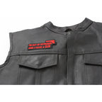 I'm Out of Estrogen and I Have A Gun Patch - 4x1.5 inch. Embroidered Iron on Patch