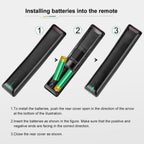 Universal Remote Control Compatible for All Samsung TV LED QLED UHD SUHD HDR LCD Frame Curved Solar HDTV 4K 8K 3D Smart TV Remote Replacement, with Buttons for Netflix, Prime Video, WWW