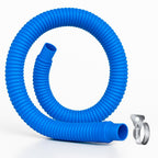 Homyplaza Replacement Pool Hoses for Above Ground Pools, 4 Pack, 1-1/4" Diameter x 59" Length, Includes 8 Metal Clamps, Compatible with Intex Pool Filter Pump 607, 637