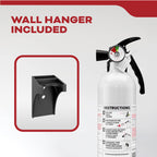 Kidde Kitchen Fire Extinguisher, Home Use for Grease Fires, 3.9 Lbs., Wall Mount Included, White