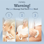 6-in-1 Ceramic Body Gua Sha Facial Tools - Lymphatic Drainage Tool, Face Sculpting Tool & Acupressure Tool - Body Guasha, Trigger Point Massage Tool for Fascia Massage and Cellulite. MyHalos