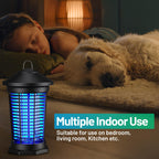 Bug Zapper Outdoor, Mosquito Zapper Indoor with 4000V High Powered, Electric Fly Zapper, Mosquito Killer Traps for Home, Kitchen, Backyard, Patio