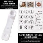 It can Edit 9 one Touch Memory Speed Dialing and Images, Elderly Image Phone, Phone for Patients with Alzheimer's Disease and Enlarged Phone for Patients with Hearing Impairment