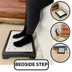 Evelots Mobility Low Step Stool for Senior - 2 Pack - Sturdy Half Step LARGE Platform for Adult, Elderly - Up To 425 Pound - Nonslip - Indoor & Outdoor - Lightweight - Stair, Bed, Bathtub, Shower, Car