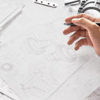 Tracing Paper Roll 24 Inch x 30 Yards White Pattern Paper Translucent Trace Paper for Sewing Drawing Sketching