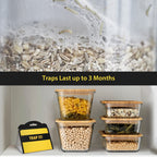 TRAP IT! Pantry Moth Traps, 10 Pack Sticky Glue Trap Indoor with Pheromones to Attract an