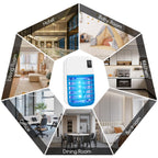 4Pack Bug Zapper Indoor,Electronic Fly Trap Insect Killer,Plug in Electronic Mosquitoes Zapper with Blue Lights Portable Home Insects Zapper for Office,Home,Kitchen,Bedroom,Living Room,Baby Room