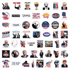 50pcs Trump Stickers 2024 Trump Decals for Laptop, Water Bottle, Bumper, Helmet, Phone