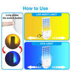 BUGXX Bug Zapper Fruit Fly Traps for Indoors Mosquito Repellent gnat Traps for House Indoor Moth Traps gnat Trap Fungus gpest Control gnat Killer Indoor Plug in Bug Catcher Indoor