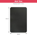 Vicwe Gaming Chair Mat for Hardwood Floor, 55"×36" Office Chair Mat, PVC Computer Chair Mat, Easy Glide, Floor Protector for Rolling Chair-Black