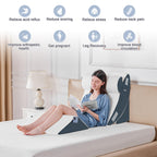 Yojoker 4PCS Orthopedic Bed Wedge Pillow Set for Sleeping, Post Surgery Foam Pillow for Body, Back and Leg Pain Relief, Triangle Adjustable Support Pillow - Acid Reflux Sleeping Pillows Navy