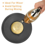Wildone Mixing Bowls with Airtight Lids Set, 5PCS Stainless Steel Nesting Bowls for Kitchen, with Grater Attachments & Non-Slip Bottoms, Size 5, 3, 2, 1.5, 0.63 QT, Great for Mixing & Serving