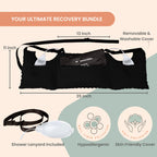 MOYOAMA Post Mastectomy Pillow - Mastectomy Pillows Post Op, Breast Pillow for Breast Surgery Recovery Supplies and Lumpectomy Recovery Supplies, After Mastectomy Must Haves, Breast Reduction Pillow
