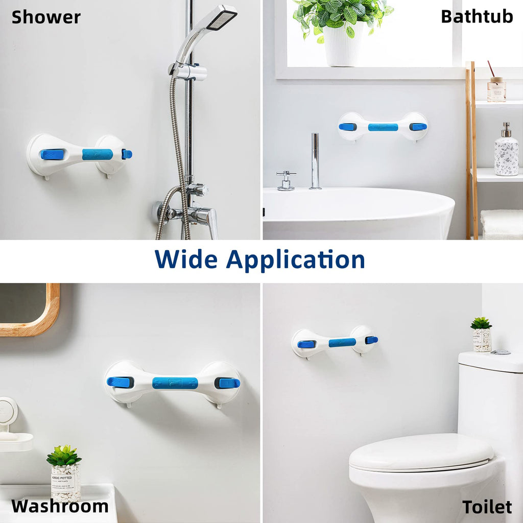 TAILI Shower Grab Bar Suction Grab Bars for Bathtubs and Showers for Elderly, Shower Grab Bars for Seniors Bathroom Safety Handle for Elderly, Handicap Balance Assist Bath Handle No Drilling Removable