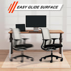 Vicwe Chair Mat for Hardwood Floor, 4.75'×7' Large Office Chair Mats, Clear Floor Protector Mat, Easy Rolling Chair Mats for Dining Room, Easy to Clean (57" X 84" Rectangle)