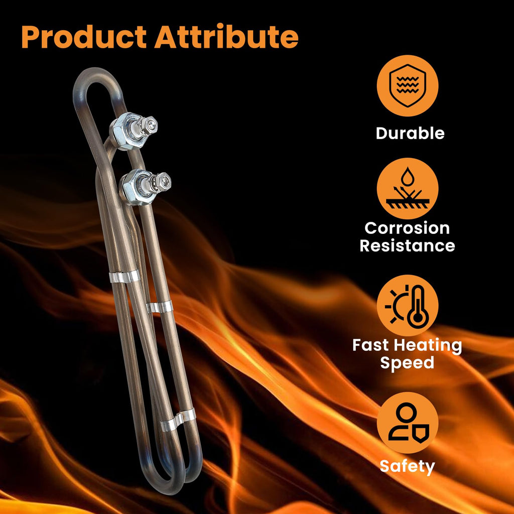 Xzionh 5.5kw 240v Hot Tub Heater Element for Balboa Spa Heater Element, Replacement Flo-Thru Universal Hot Tub Heating Element (5.5kw)