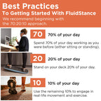 The Plane Standing Desk Balance Board - 360 Degree Rocker Board for Balance, Fatigue, and Desk Exercise - Sustainably Made, Anti Slip Wobble Balance Board - Premium Standing Desk Accessories