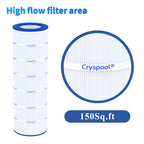 Cryspool® 09031 Compatible with Clean & Clear CCRP150, CC150, R173216, Posi-Clear PXCRP 150, PAP150, 59054300, 160317, 160355, 160352, C-9415, 150 Sq. Ft Pool Filter Cartridge, 1 Pack