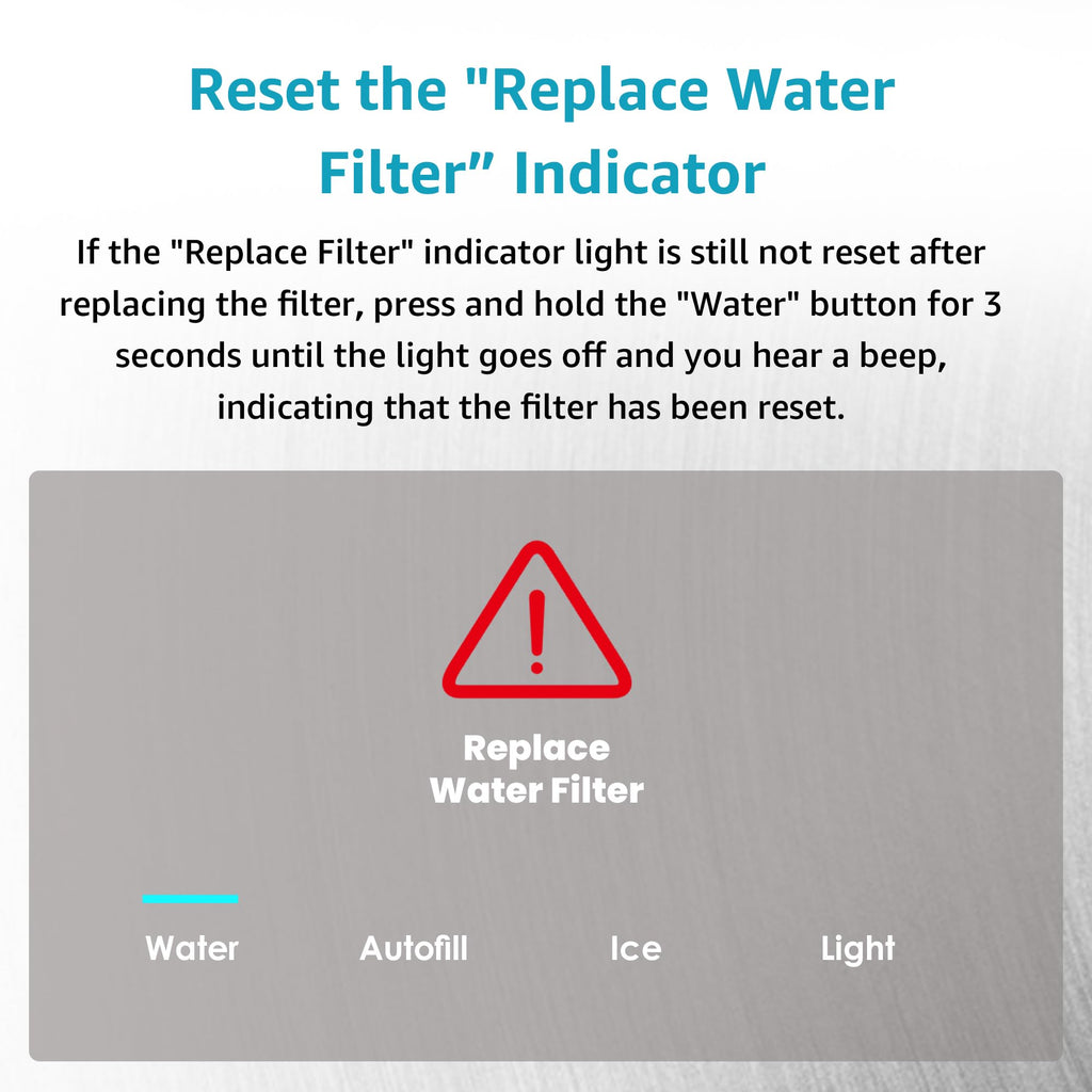 AQUA CREST Replacement for GE® RPWFE, RPWF (with CHIP) Refrigerator Water Filter, Compatible with GYE22HMKES, GYS22GMNES, GYE22HBLTS, DFE28JSKSS, GFE28HMHES, GNE29GYNFS, GFE28GYNFS, GFD28GYNFS