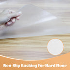 KMAT Office Chair Mat,Easy Glide Hard Wood Tile Floor Mats,Chair Mat for Home Office Rolling Chair,Heavy Duty Floor Protector -36"x48" with Lip