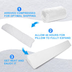 Talcusble Bed Wedge Pillow(60"x10"x6") Queen Size, Bed Gap Filler, Mattress Gap Filler, Headboard Bolster Pillow, Wall Pillow, Close The Gap(0-8") Between Your Headboard and Mattress/Wall