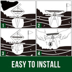 Garsum Scissor Mole Trap for Lawns, Mole Kill for lawns, EasySet Eliminator Vole Gopher Traps, Reusable Quick and Clean Kill,1 Scissor Trap