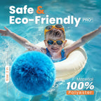 Vidapool 3.1 lbs Pool Filter Balls for Sand Filters, Reusable Blue Filter Media Balls for All Sand Filter Systems, Efficient & Lightweight Pool Sand Filter Balls, Replaces 100 lbs Pool Filter Sand