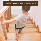Wishtofly Clear Stair Treads Non Slip 30"x6", 15-Pack Anti Slip Stair Strips for Wooden Steps Indoor, Transparent Adhesive Pre-Cut Stair Step Grips, Safety for Elderly, Children and Dogs
