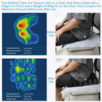 Travel Cushion, 3D Air Cell Comfortable Travel Air Seat,Self-Inflatable Portable Airplane seat Cushion for Car, Office Chair, Wheelchair
