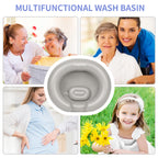 LOKFEHRE Large Portable Inflatable Hair Washing Basin for Bedridden - Wash Hair in Bed with Inflatable Shampoo Bowl.Hair Washing Basin for Elderly,Disabled,Injured,Ideal Inflatable Sink for Locs Detox