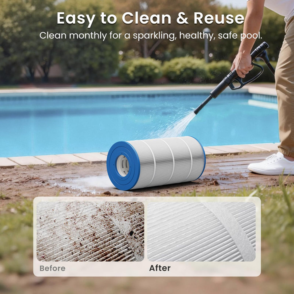 Future Way C900 Pool Filter Cartridge Replacement for Hayward C900, Replace Pleatco PA90, Hayward CX900RE, Unicel C-8409, 90 sq.ft