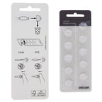 Genuine Oticon Hearing Aid Domes Minifit Power 12mm (0.47 inches - XLarge), Oticon Branded OEM Denmark Replacements, Authentic Accessories for Optimal Performance -3 Pack/30 Domes Total