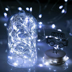 Minetom Fairy Lights Plug in, 70Ft 200 Led Waterproof Firefly Lights on Silver Wire UL Adaptor Included, Starry String Lights for Wedding Indoor Outdoor Christmas Patio Garden Decoration, Pure White