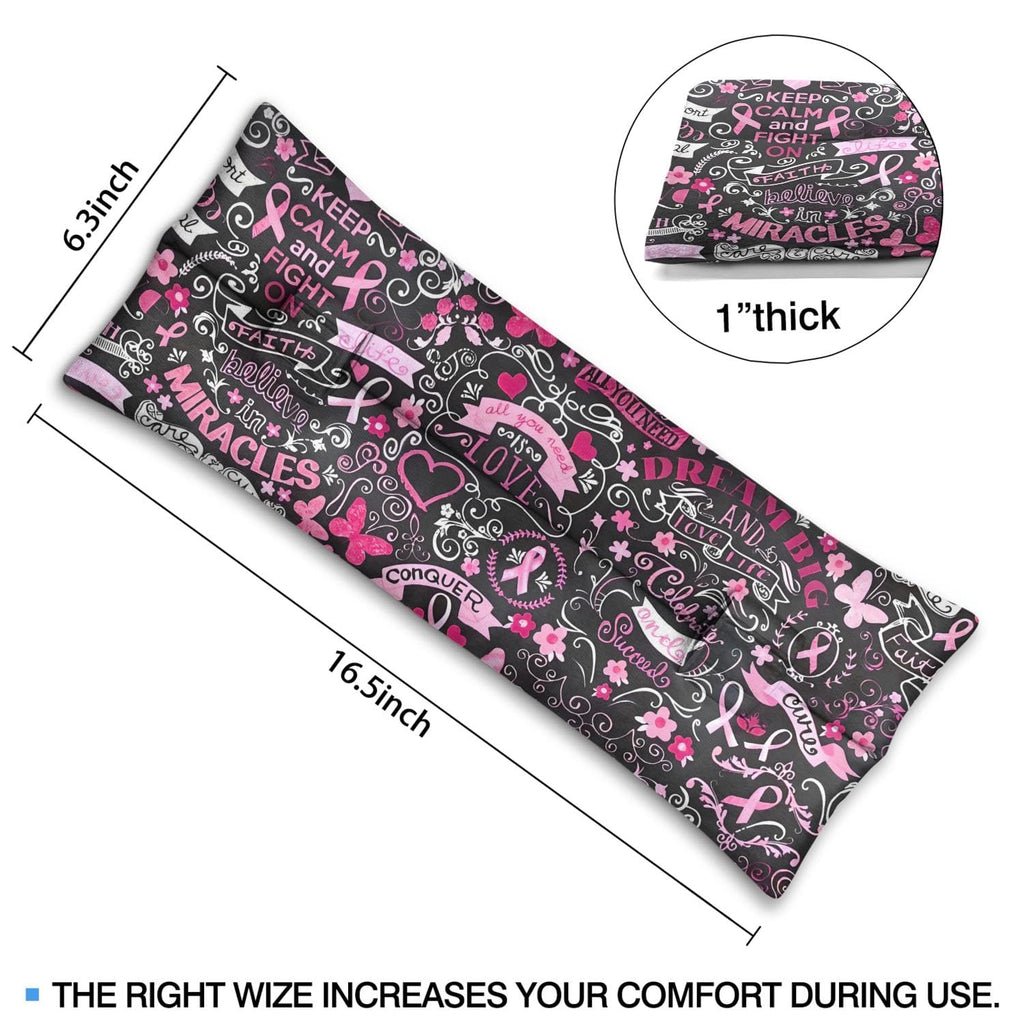 Mastectomy Pillow Hysterectomy Pillows C Section Recovery Must Haves Essentials Products Seat Belt Cushion Post Surgery Gifts for Women Breast Pillow Cushion with Insert Ice Pockets