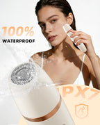 Ufree Bikini Trimmer Electric Razors for Women, Rechargeable Pubic Hair Trimmer Electric Shaver for Legs Body Hair, Bikini Shaver IPX7 Waterproof, White