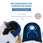 Beatvive Face Down Pillow for Sleeping, Prone Pillow for Vitrectomy or Retinal Surgery, Adjustable Height Prone Prone Pillow Face Down Sleep, Retina Lying Pillow Eye Surgery Recovery (Velvet-Green)