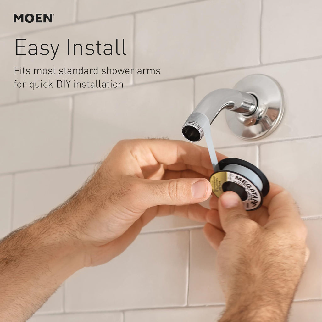 Moen Engage Chrome Magnetix 2-in-1 Combo Rain Showerhead with Detachable Handheld Shower Spray, Featuring Magnetic Docking System, 26009