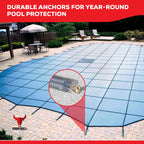 The Door Bull Brass Pool Cover Anchors for Concrete & Pavers Deck, Universal Size Fits 3/4" Hole, Ideal for Inground Pool Safety Covers, Durable & Easy to Install (5 Pack)