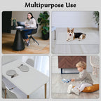 Blvornl Office Chair Mat for Hard Wood Floor, Sturdy Plastic Protector Floor Mat for Office Chair, Rectangle Transparent PVC Computer Hard Floor Chair Mat for Desk, Office, Home (Clear, 30 X 48in)