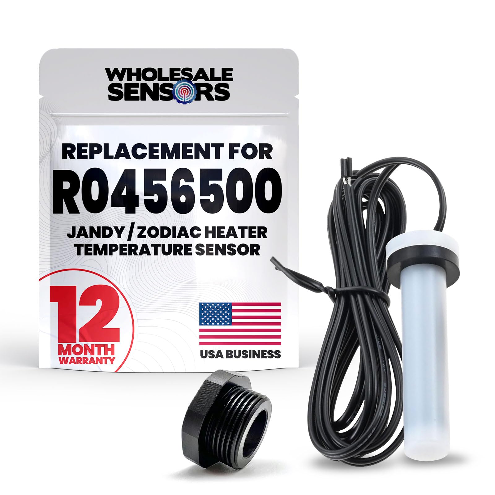 Replacement Jandy Zodiac R0456500 Pool Spa Temperature Sensor 12 Month Warranty & USA Support