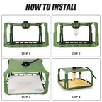 Flea Trap Indoor 2Pcs,Flea Strap Flea Killer Trap Pad Bed Bug Trap with 2 Glue Discs Odorless Non-Toxic flea Light Bulb for Inside Your Home Like Fleas,Flies,Mosquitoes,Gnats,Moths