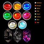KIRALUMI 8 PCS LED Glow Bracelets, Halloween Light Up Bracelets Set - Glow in The Dark Party Bracelets Favors Supplies for Christmas, Concerts, Festivals, Game Prizes, Sports, Rave Accessories.